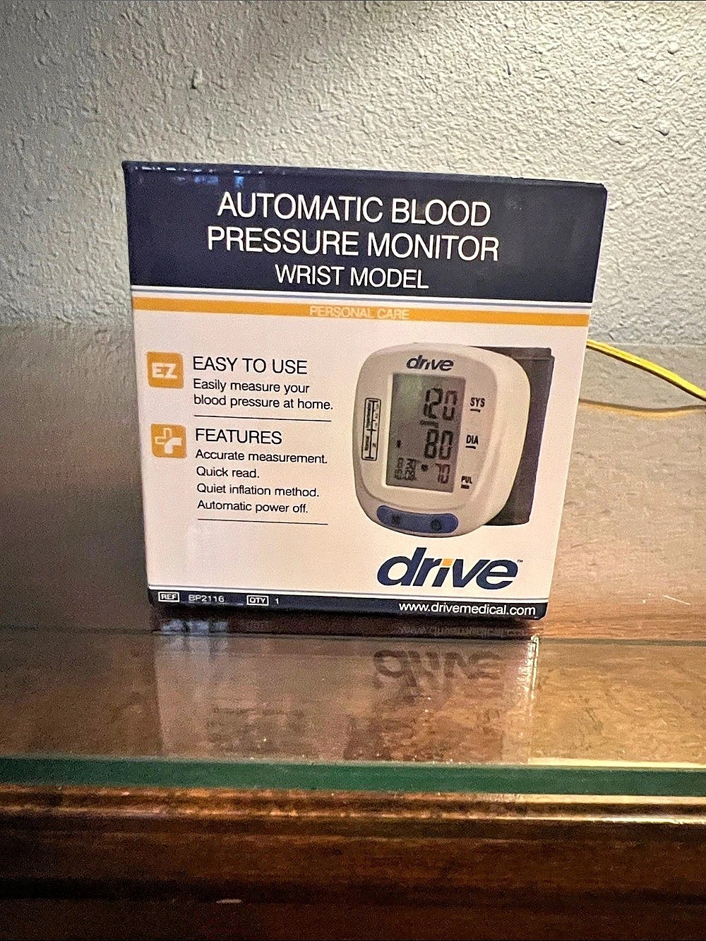 New Drive Automatic BP Monitor Wrist Model lightweight
